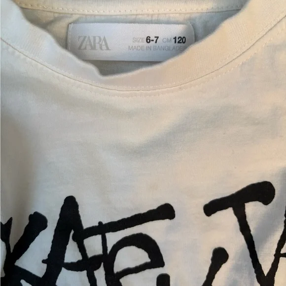 Zara Kids Long Sleeve Shirt - Size 6-7 - Picture 4 of 4